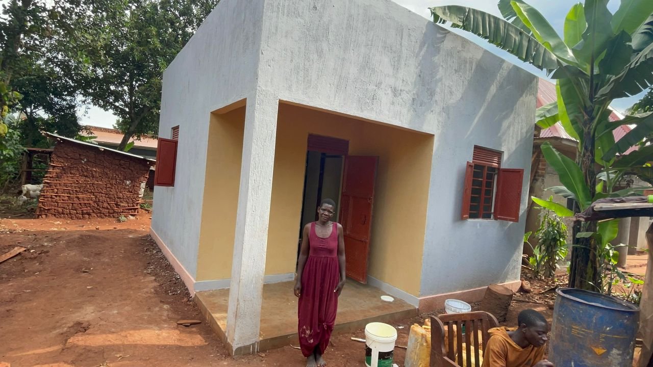Completed widow's home House #1