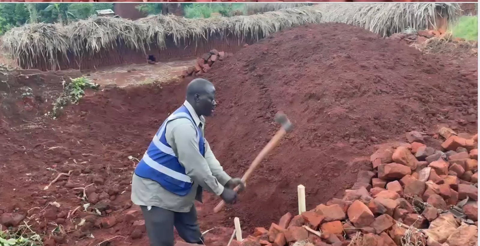 Ugandan construction team